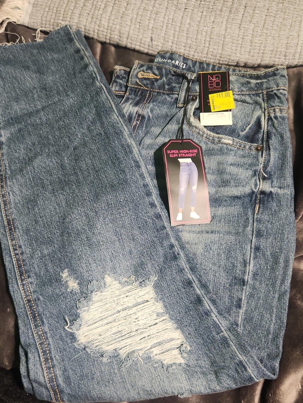 NOBO crop Jeans Distressed